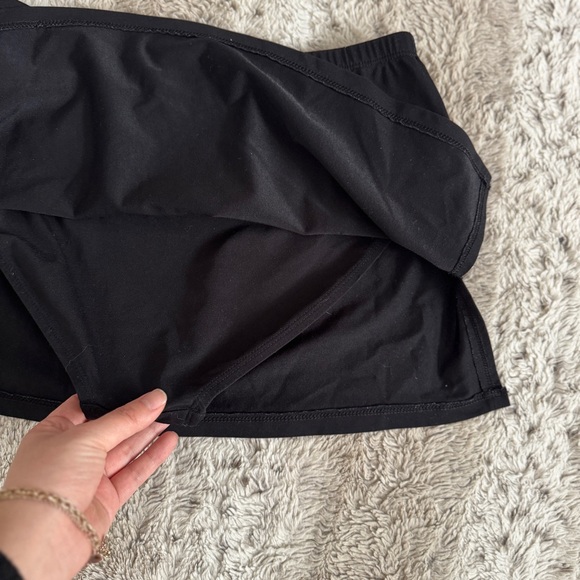 Zara Taupe Ribbed Short Sleeve Crop Top - Picture 3 of 3